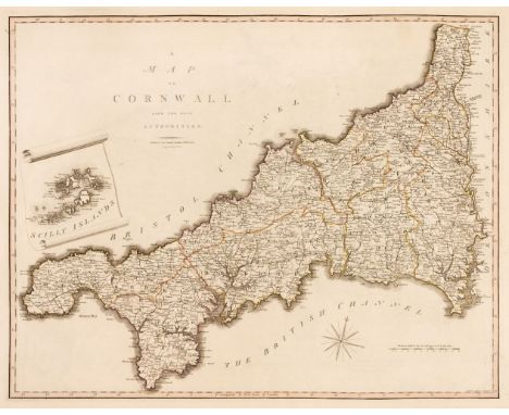 Cary (John).  New British Atlas, Being a Complete Set of County Maps, on which are delineated all the Roads, Cities, Towns, V