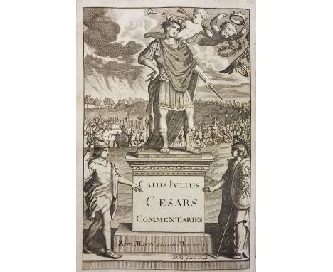 Caesar (Julius). Commentaries of his War in Gaul, and Civil War with Pompey..., translated by Martin Bladen, 2nd edition, Lon