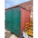 1 x Metal Shipping/Storage Container - CL464 - Location: Liverpool L19
