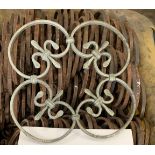 12 x Decorative Iron Insert Pieces For Fences And Gates - Ref: H2 - CL464 - Location: Liverpool