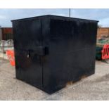 1 x Secure Steel Ex-Railway Storage Container - Vandal Proof -  - CL464 - Location: Liverpool L19