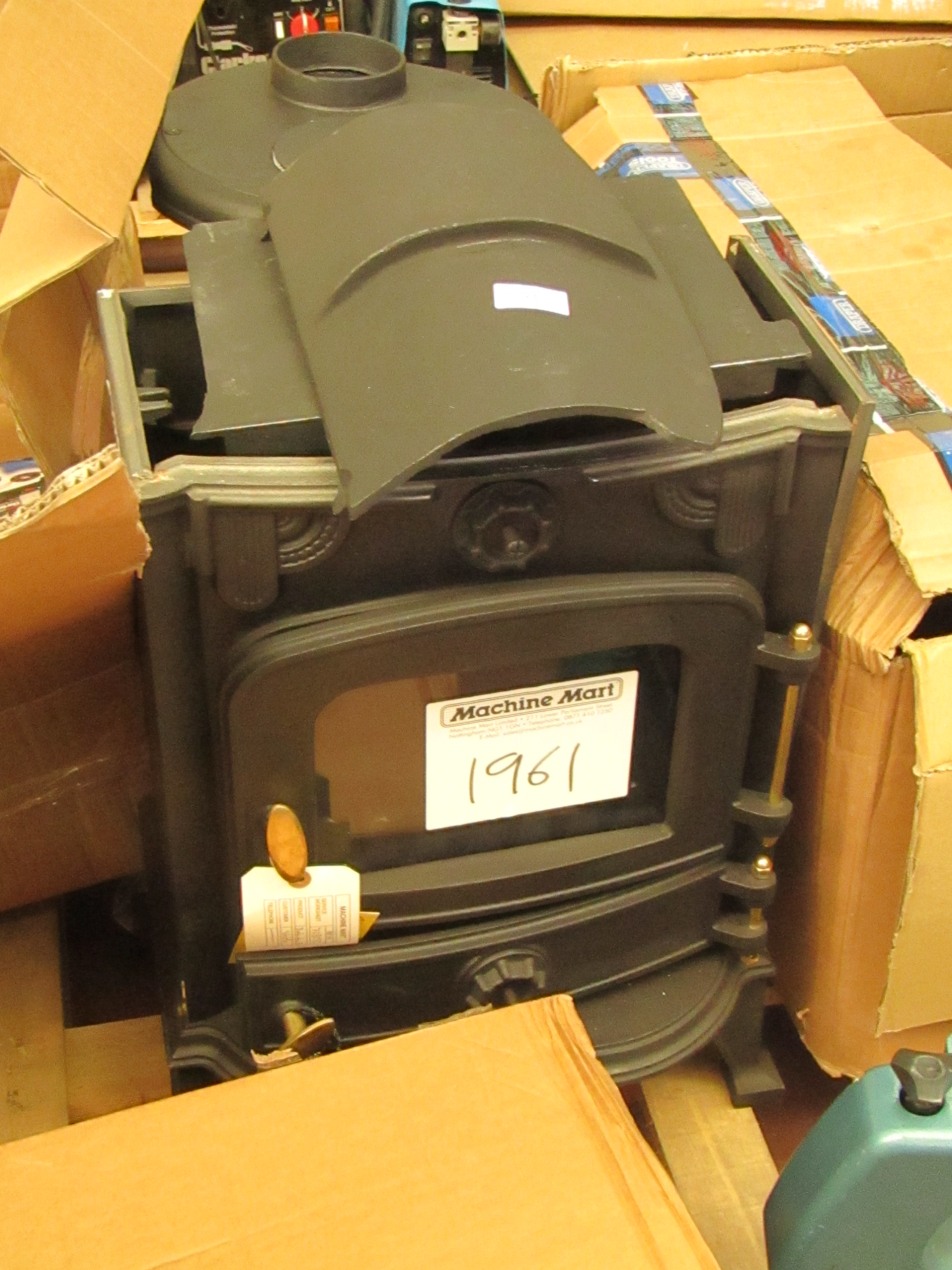 2x Items being; Clarke Buckingham Cast Iron Multi Fuel Stove RRP £199