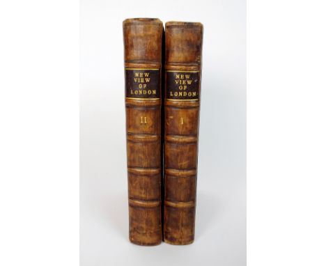 HATTON, Edward, A New View of London, or an Ample Account of that City', 2 vols, Printed for R. Chiswell, 1708, contemporary 