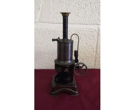 German pre-war stationary steam engine, complete with burner 