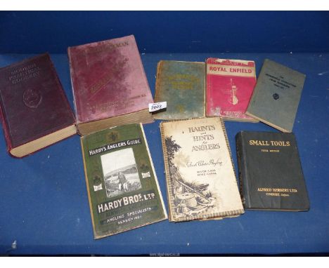 A small quantity of books to include Buck and Hickman Tools and Service, Modern Practical Cookery, The Book of The Royal Enfi