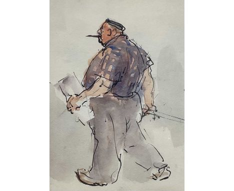 Roland Batchelor (1889-1990) limited edition print - 'Sunday Pursuits', 1969, numbered 4/50, 19.5cm x 14cm, from the Roland B