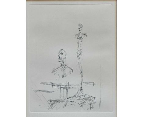 After Alberto Giacometti, etching - Dans L’Atelier, 1965, edition of 150 unsigned prints, 25cm x 19cm, glazed frame
Provenanc