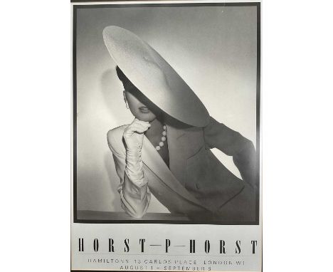 Horst-P-Horst fine art exhibition poster, for the exhibition of German-American fashion photographer Horst P. Horst, 1906-199