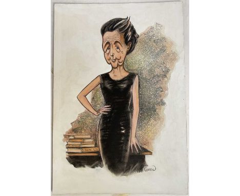 Will Farrow (Australian b.c. 1892) caricature - Nancy Mitford, 37cm x 25.5cm, unframed
With a copy of The Ansdell Gallery, Lo