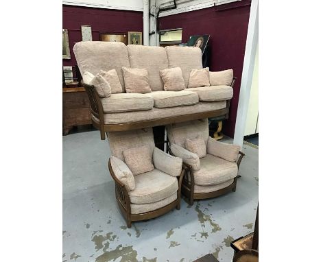 Three piece Ercol suite