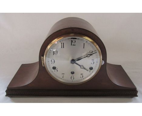 Napoleon hat Westminster chime mantel clock L 42 cm