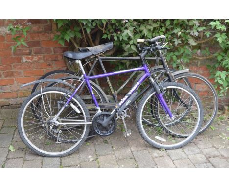 Balmoral bicycle, Hopper bicycle and a Raleigh Activator bicycle