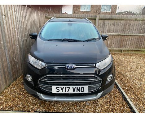 Ford JK8 EcoSport Titanium Turbo 5 Door Petrol Black 93,000 with MOT March 2025 with Key and V5 CAT S