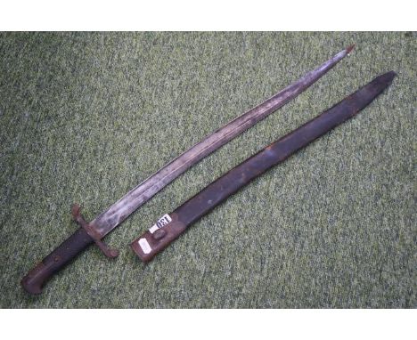 1887 British Bayonet with with scabbard 
