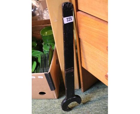 Very Large Cast Iron Spanner 