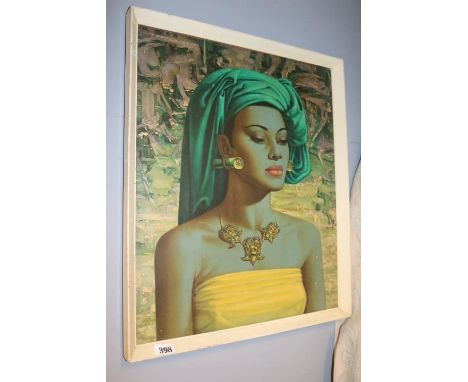 Vladimir Tretchikoff 1913 - 2006 Balinese Girl framed print 