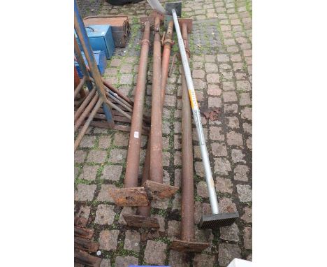 Collection of Builders Acrow props 