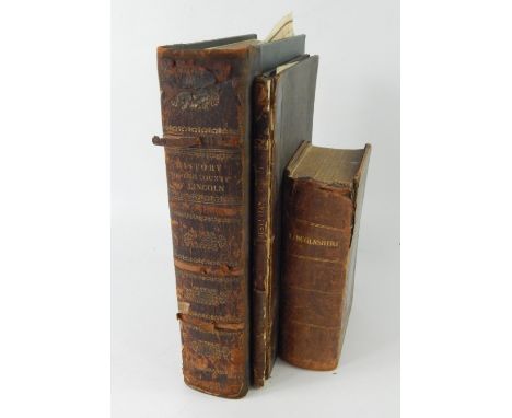 Thomas Allen.  The History of the County of Lincoln, from the earliest period to the present time, half calf, published by Jo