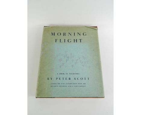 Scott (Peter). Morning Flight, 1/750 signed by the author, lithograph plates, tissue guards, publishers cloth, dust jacket, l