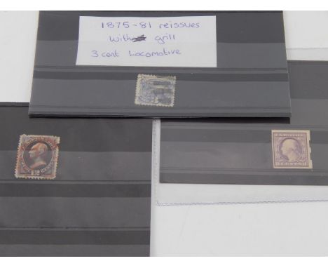 USA: 1851 - 1946. A small but high quality accumulation of mainly early US, mainly used but with some mint, most on loose hin