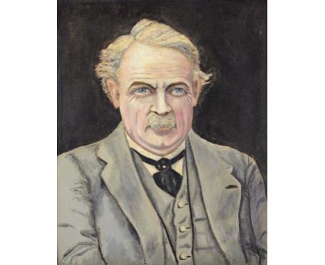 W A KENNEDY, 1928 PORTRAIT OF DAVID LLOYD GEORGE, OM, PC (1863-1945)  bust length, signed and dated, oil on board, 53 x 43cm 