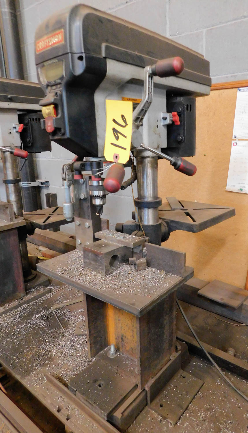 CRAFTSMAN 12" BENCH TOP DRILL PRESS, LASER, 5003000 RPM, FLEXIBLE WORK