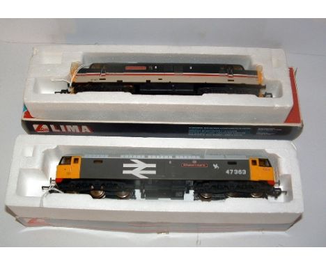 LIMA 2 x Diesel Locomotives - 204771 no 37401 'Mary Queen of Scots' in BR Mainline Grey Livery and 205212 Class 47 no 47363 '