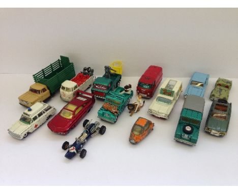 CORGI and DINKY Toys, selection of die-cast models including Corgi Daktari Land Rover and figures, Corgi Chevrolet Impala 'Ke