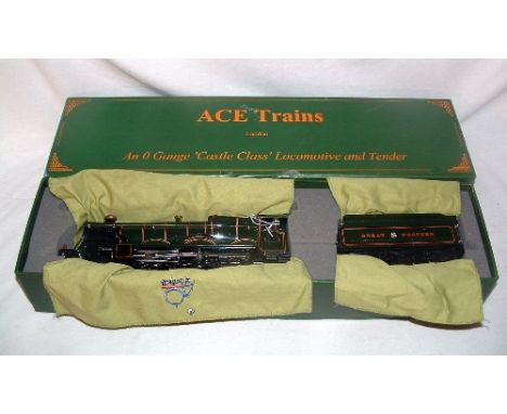 ACE Trains E/7 GWR Locomotive 4-6-0 'Shrewsbury Castle' no 5009 - 3R 24V DC with Ace/Mills Motor. Working Headlights, Sprung 