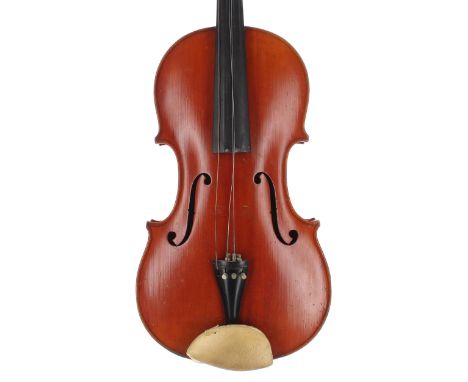 Large German viola by and stamped L. Lowendall Dresden, 1879 to the inner back, also inscribed Lowendall's Grand Concert Viol