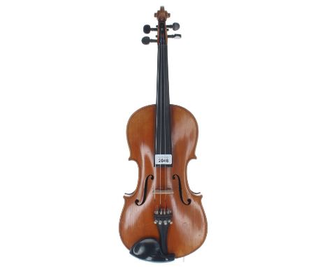 Alfred Moritz violin labelled Copy of Antionius Stradivarius, Fecit Dresdae, Anno 1890,&nbsp;Especially Made for Campbell &am