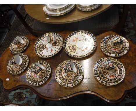 A COLLECTION OF ROYAL CROWN DERBY IMARI DESIGN TEAWARE