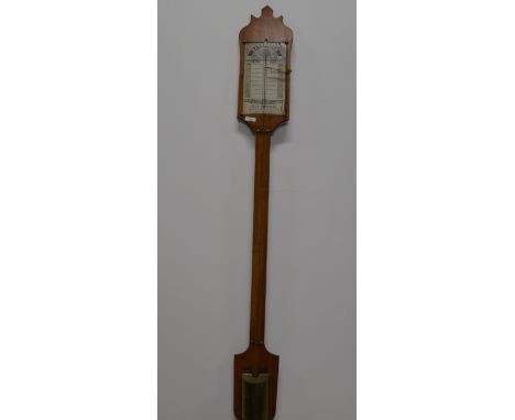 39" STICK BAROMETER BY KNUT BJORKMAN, STOCKHOLM     