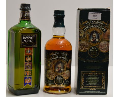 WILLIAM GRANT THE GORDON HIGHLANDERS RICH MELLOW SCOTCH WHISKY, WITH PRESENTATION BOX - 70CL, 40% VOL, TOGETHER WITH WILLIAM 
