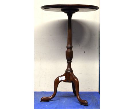 MAHOGANY TRIPOD LEG WINE TABLE     