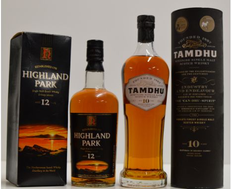 HIGHLAND PARK VINTAGE AGED 12 YEARS OLD SINGLE MALT SCOTCH WHISKY, WITH PRESENTATION BOX - 70CL, 40% VOL, TOGETHER WITH TAMDH
