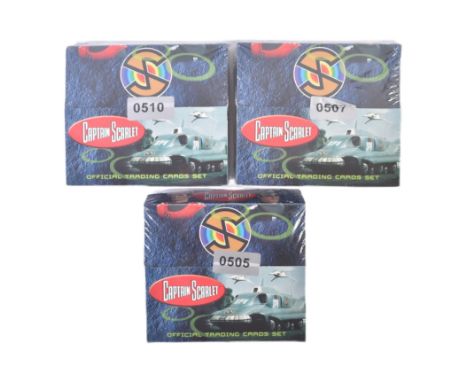 Captain Scarlet - Gerry Anderson - Unstoppable Cards -&nbsp; x3 factory sealed packs of 2015 trading cards. Chase cards inclu