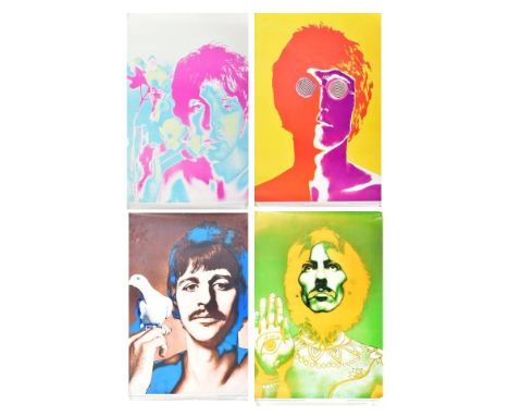 The Beatles - An original set of four Richard Avedon psychedelic posters from a limited first edition printed by Waterlow &am