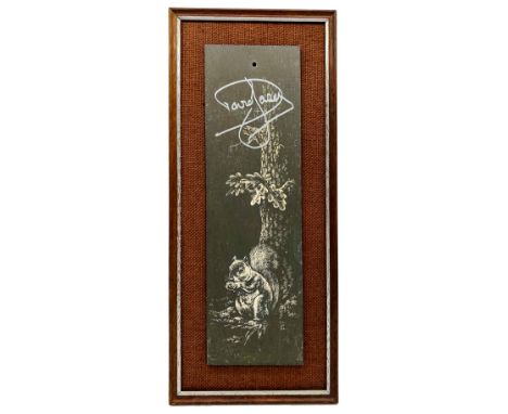 Only Fools &amp; Horses - an original vintage etched slate framed picture, identical to one seen in the 2001-2003 Christmas S