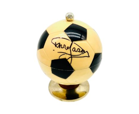 Only Fools &amp; Horses - Trotter Bar Ornament - a vintage ornament / cigarette holder in the form of a football, in black an