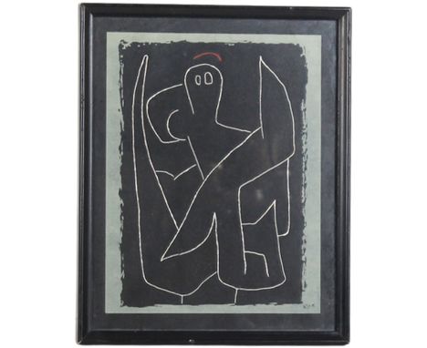 Paul Klee (1879 - 1940) Swiss, Lithograph. Depicting an abstract figure. Signed Klee in the lower right. Paul Klee is known f
