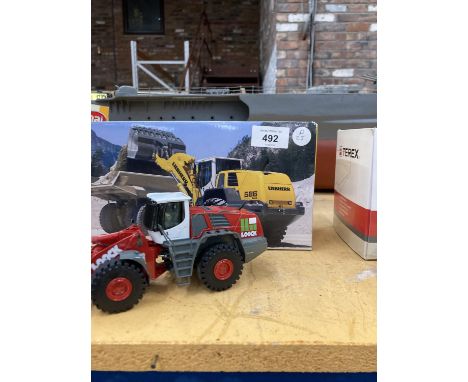 A BOXED NGZ 689/05 LIEBHERR L586 SPECIAL MODEL 1:50 SCALE 