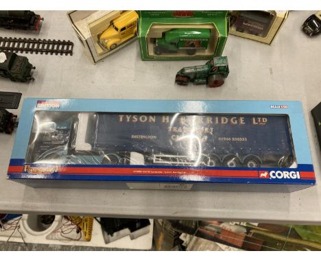A BOXED CORGI CLASSIC CC13603 DAF XF TYSON BURRIDGE 1:50 SCALE 