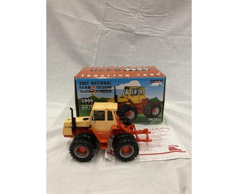 A BOXED ERTL CASE 2470 TRACTION KING MODEL 2007 1:32 SCALE WITH C.O.A. 