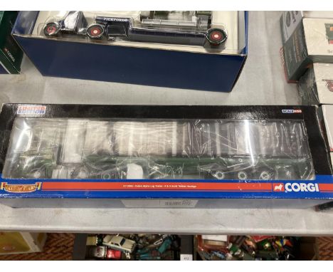 A BOXED CORGI FODEN RH SCOTT LOG TRAILER 1:50 SCALE CC13902 