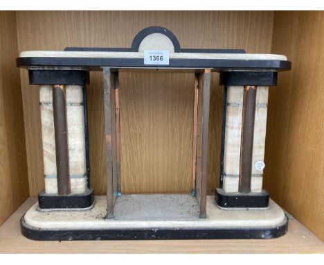 A DECORATIVE VINTAGE DISPLAY STAND 