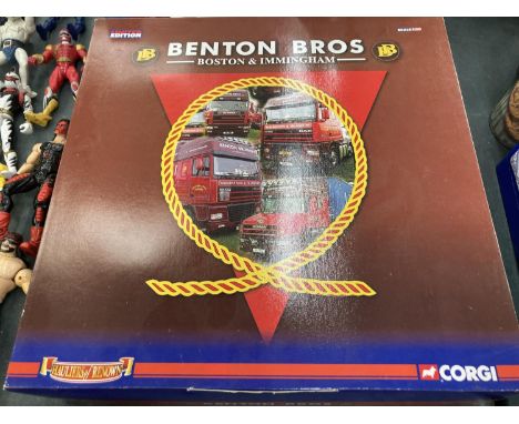 A BOXED CORGI CLASSIC SET 1:50 SCALE - BENTON BROS 