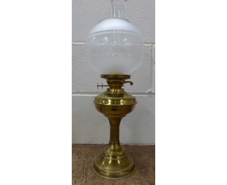 An oil lamp