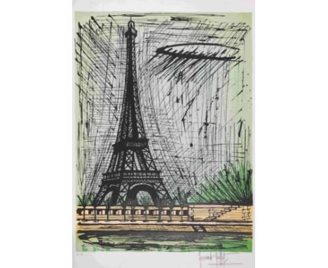 Bernard BUFFET (1928-1998)LA TOUR EIFFEL, 1990 Lithographie en couleurs sur Arches Epreuve d'artiste signée et annotée 'EA' (