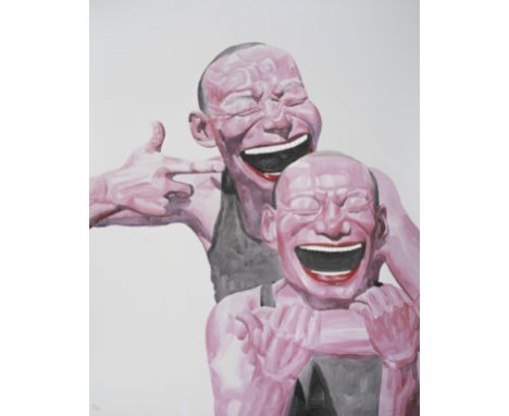 YUE MINJUN (Né en 1962)UNTITLED (SMILE-ISM No. 14), 2006 Lithographie en couleursSignée et numérotée 9/45110 x 90 cmThis lot 